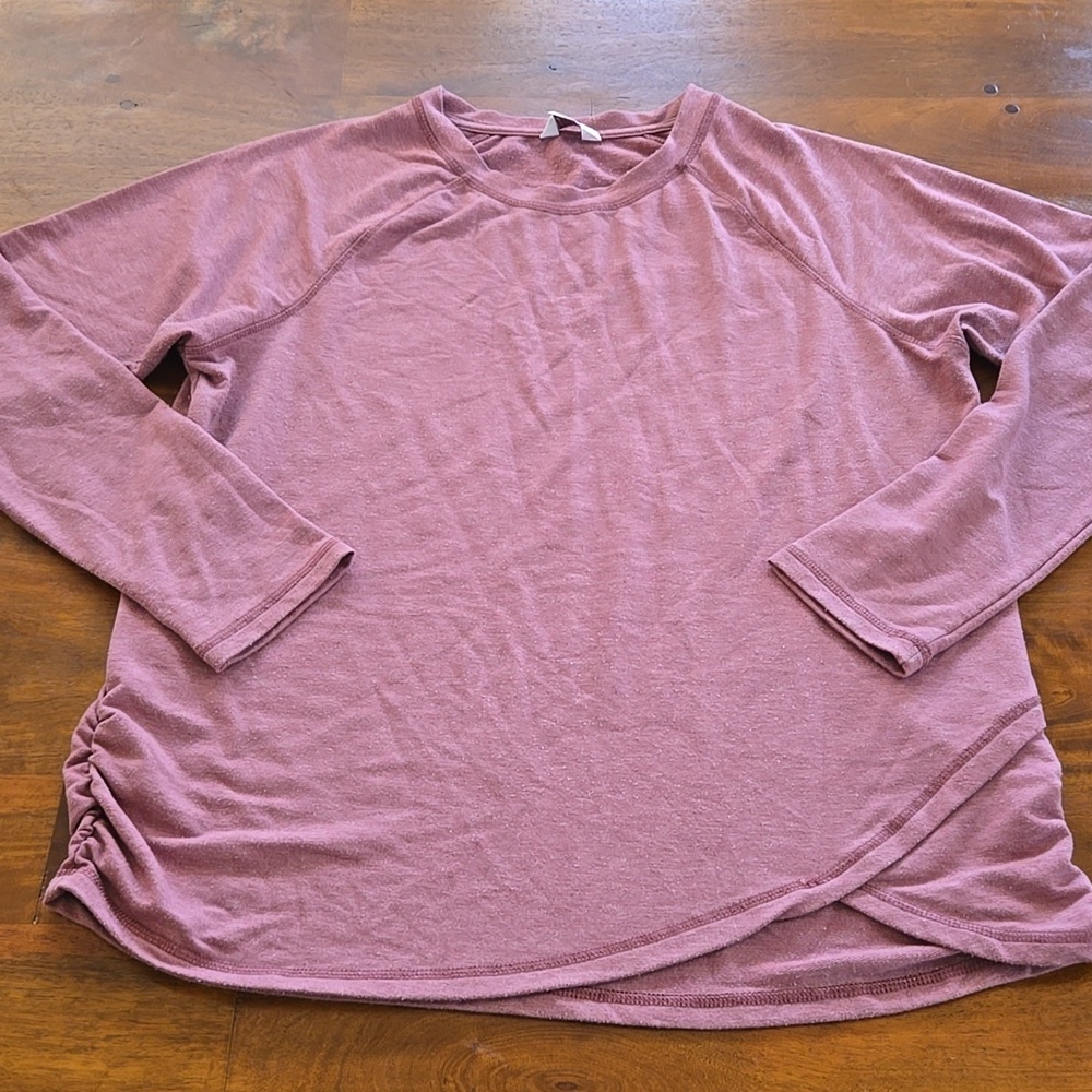 Danskin Mauve Long Sleeve Shirt Size XL